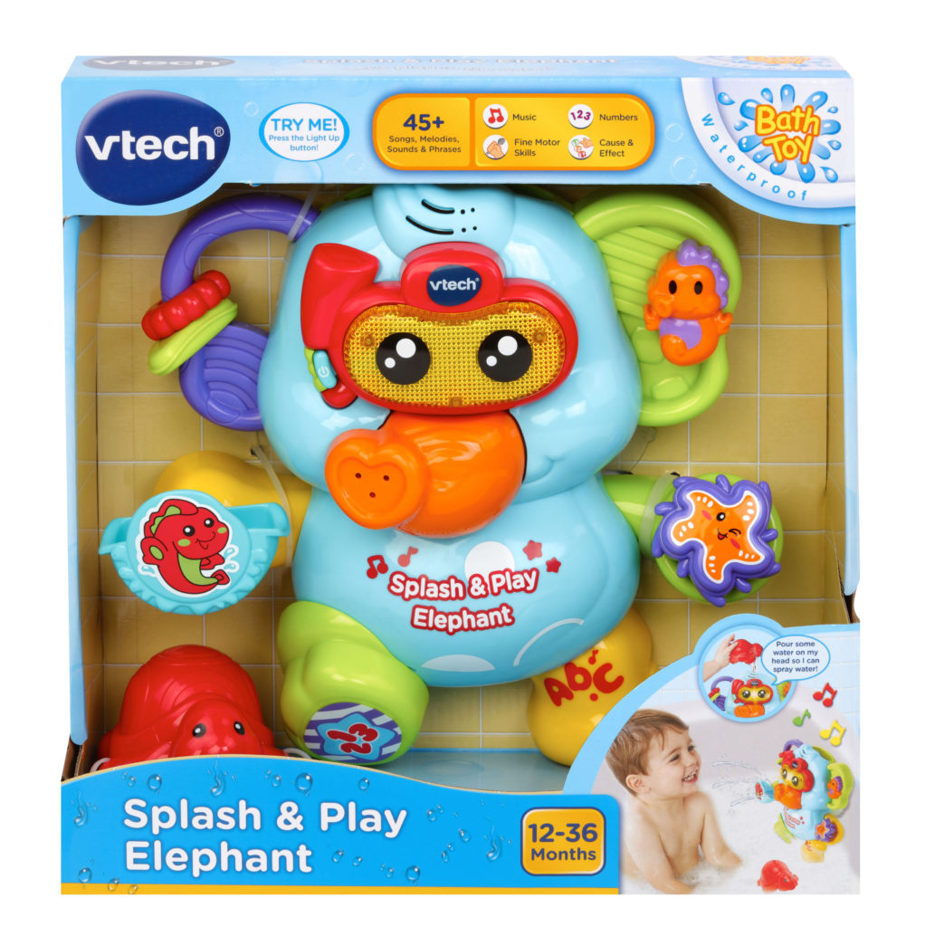 vtech crawl with me elephant soft toy